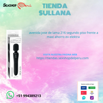tienda Sullana VIBRADOR WANACHI BODY NEGRO. wsp +51 994389213 - Sullana