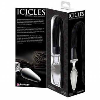 N° 49 CONSOLADOR ICICLES  CLEAR--TIENDA PAITA -SEXSHOP69
