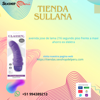 VIBRADOR CLASSIX MR. RIGHT VIOLETA - wsp +51 994389213