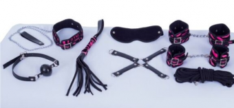 8 PIEZAS KIT DE SADO BONDAGE---SEXSHOP69 TIENDA PAITA
