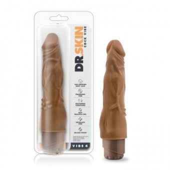 DR. SKIN -COCK VIBE # 4 MOCHA---TIEND A PAITA -SEXSHOP69