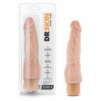 VIBRADOR DR. SKIN- BEIGE  ............. TIENDA PAITA --- SEXSHOP 69