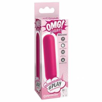 VIBRADOR OMG! BALA RECARGABLE ROJO////