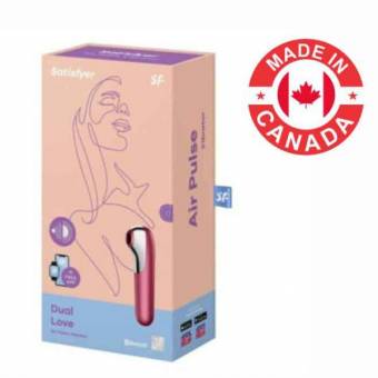 Con el vibrador doble pulso de aire de amor, podrá disfrutar de una combinación sensual de las ondas de presión estimulante y potentes vibraciones