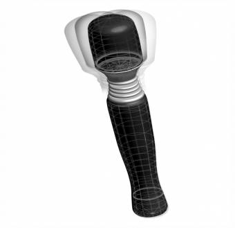 VIBRADOR MASAJEADOR WANACHI NEGRO  ++9+989