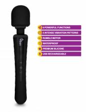 VIBRADOR VIBEN VARITA MASAJEADOR NEGRO
