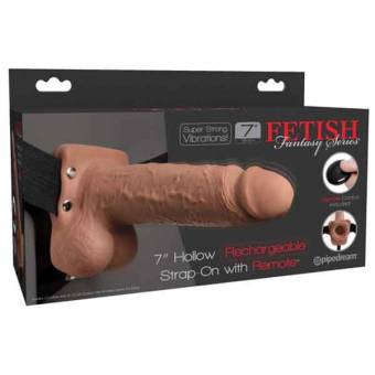 A-PROTESIS VIBRADOR FETISH FANTASY 6 CONTROL REMOTO.  ¿Siempre has querido sentirte más seguro de tu tamaño y disfrutar del sexo satisfactorio