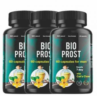 BIOPROSS. es la mejor formulación para el tratamiento natural para vitalizar, tonificar y desinflamar la próstata en forma totalmente natural y segura