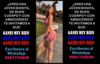 DESPIERTA TU POTENCIAL, OPORTUNIDAD PARA JÓVEN BONITA
