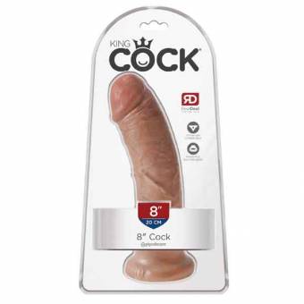 CONSOLADOR GIGANTE KING COCK 8 BRONCEADO +18