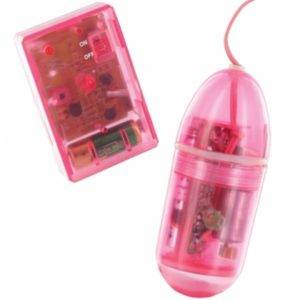 VIBRADOR WATERPROOF BULLET ROJO..!!