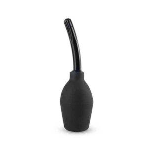 CONSOLADOR ENEMA CURVADUCHE NEGRO.