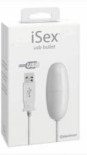VIBRADOR BLANCO SEXY ¡USB BALA!..