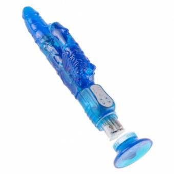 En lugar de aplicar la estimulación directa al vibrador de conejo hacen giros estimulador con cada pasada pulsante.