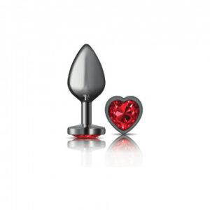CONSOLADOR TAPONES DE METAL CORAZON ROJO.