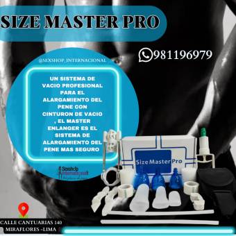 SIZE MASTER PRO LA TECNOLOGIA  para desarrollo 964864773 PEDIDOS