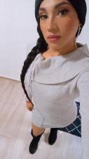RICA TRANS VERSATIL CON POLLA BABOSITA