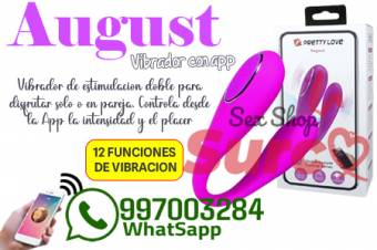 SEXSHOP / SURCO / VIBRADOR CON APP / AUGUST