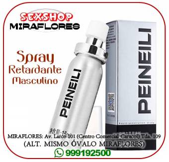 RETARDANTE MASCULINO EN SPRAY - PEINEILI / SEXSHOP MIRAFLORES