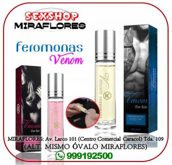 PERFUME FEROMONAS SEXUAL - VENOM / SEXSHOP MIRAFLORES