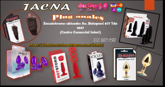 Sex Shop TACNA - PLUG ANALES DE SILICONA