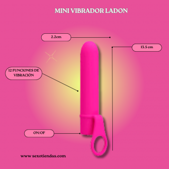 Sexshop Cajamarca Mini Vibrador Ladon