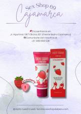 LUBRICANTE HOT KISS FRESA. Hot Love Kiss es aceite de fruta comestible crema con sabor a fresa 50 ml, para el sexo, lubricante oral