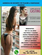 Trabajo de escort en Tuxtla Gutiérrez Chiapas