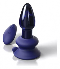 SEXSHOP69..WPP: 950319453.--PAITA .. VIBRADOR .. VIDRIO AZUL N°85-- PLUG