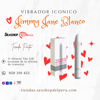 SEXSHOP69..WPP: 950319453--ICONICO VIBRADOR BLANCO ---PAITA