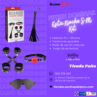 SEXAHOP69--- WPP: 950319453-- PAITA ... KIT S&M ...SADO BONDAGE