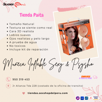 SEXSHOP69..WPP: 950319453--PAITA---SEXY & PSICHO--MUÑECA--PAITA