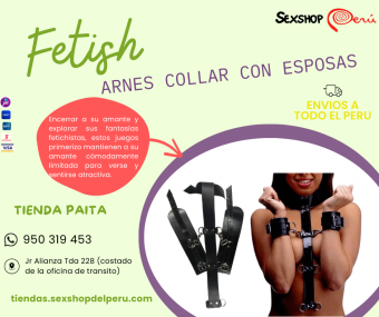 SEXSHOP69..WPP: 950319453--PAITA -- COLLAR CON ESPOSAS--SADOBONDAGE