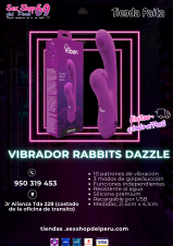 SEXSHOP69..WPP: 950319453--PAITA -- DAZZLE...VIBRADOR CON TOQUES