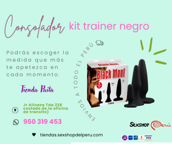 SEXSHOP69.. WPP :950319453.. KIT TRAINER NEGRO ..PAITA