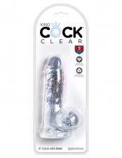 SEXSHOP69..WPP: 950319453--PAITA .. CONSOLADOR TRANSPARENTE .. CON TESTICULOS.. 5¨