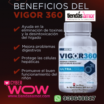 VIGOR 360 COMPLETO TESTOSTERONA-ENERGIA-POTENCIA-LIBIDO