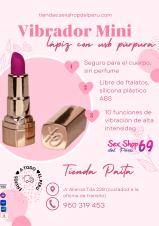 SEXSHOP69..WPP: 950319453--PAITA -- LAPIZ --MINI-- PURPURA