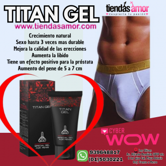TITAN GEL -BUENA ERECCION - IZAGUIRRE