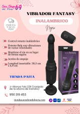 SEXSHOP69..WPP: 950319453--PAITA --vibración, empuje y calentamiento
