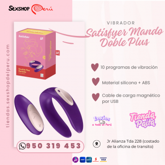 SEXSHOP69..WPP: 950319453--PAITA -- DOBLE MANDO-- SATISFYER--