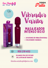 SEXSHOP69..WPP: 950319453--PAITA --VARITA--ROJA--VIBEN