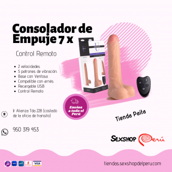 SEXSHOP69..WPP: 950319453--PAITA -- CONTROL REMOTO ... EMPUJE ..CONSOLADOR