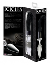 SEXSHOP69..WPP: 950319453-PAITA -- ICICLES CLEAR .. CONSOLADOR PLUG .. CON COLITA