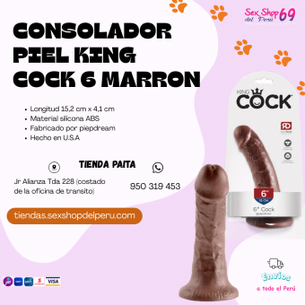 SEXSHOP69..WPP: 950319453--PAITA-- MARRON DILDO.. COCK