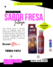 SEXSHOP69..WPP: 950319453-- PAITA ... LUBRICANTE FRESA --
