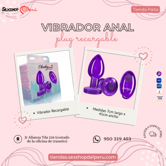 SEXSHOP69..WPP: 950319453-PAITA -- PLUG VIBRANTES-- MORADOS --