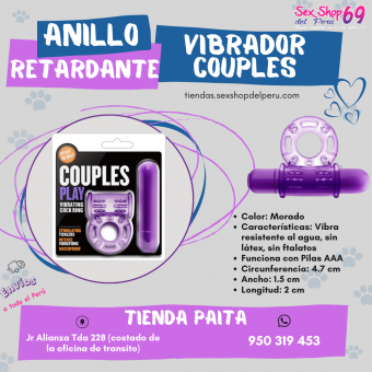 SEXSHOP69..WPP: 950319453--PAITA -- VIBRADOR COUPLES...