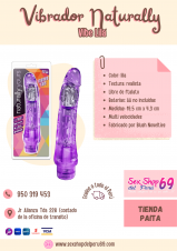 SEXSHOP69..WPP: 95031453--PAITA -- NATURALLY LILA --VIBRADOR
