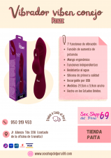 SEXSHOP69..WPP. 950319453--- CONEJO VIBRADOR DAZLEE